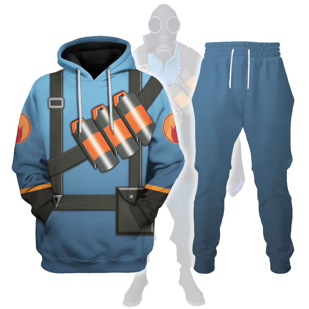 Pyro Blue Team TF2 - Stormmerch Exclusive