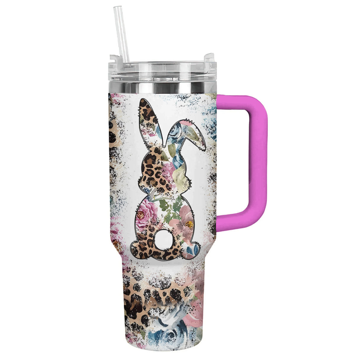 Rabbit Custom Stanley Cup 40 oz 30 oz Tumbler With Handle