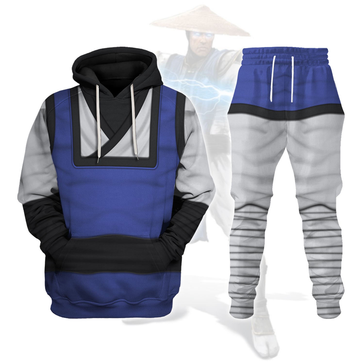 Raiden Costume Hoodie Sweatshirt T-Shirt Sweatpants Tracksuit - Stormmerch Exclusive