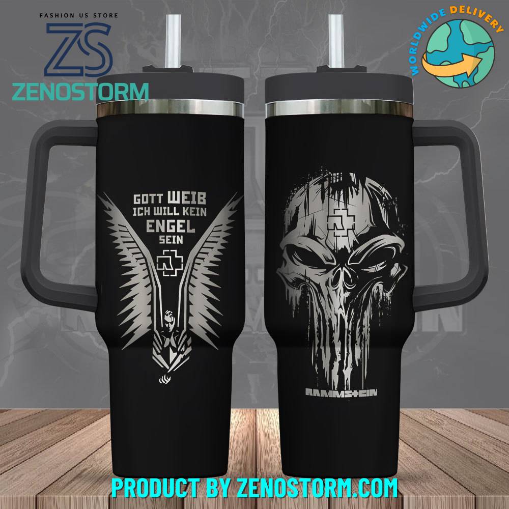 Rammstein Music Custom Stanley Cup 40 oz 30 oz Tumbler With Handle