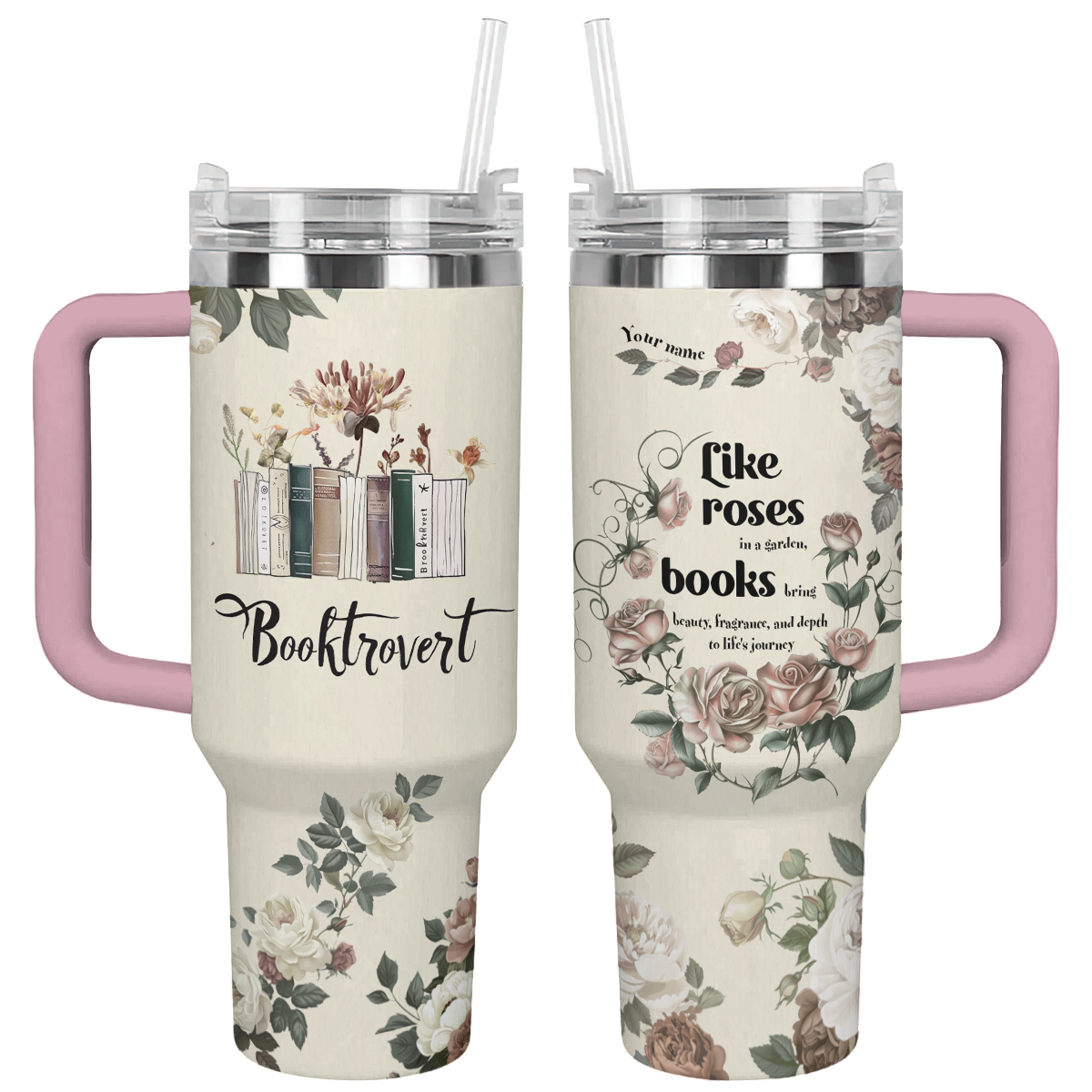 Reading Lover Book Custom Stanley Cup 40 oz 30 oz Tumbler With Handle
