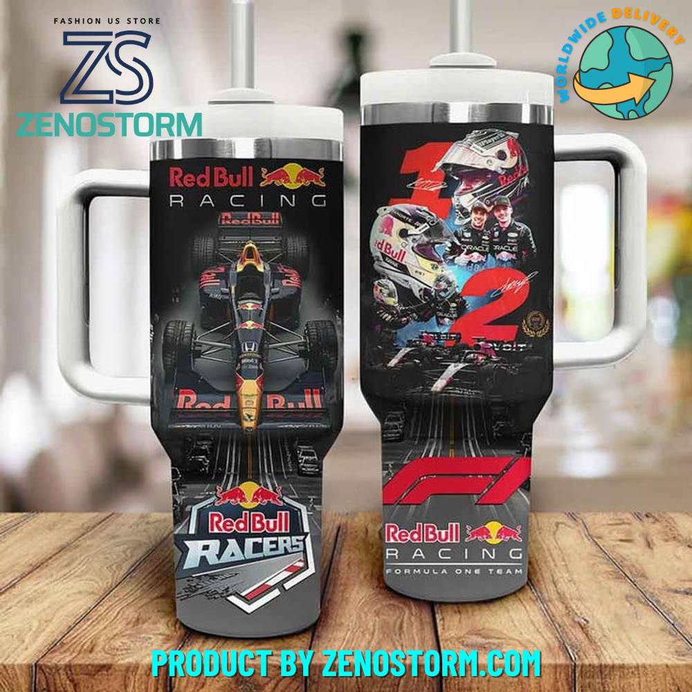 Red Bull Racing Formula 1 Team Custom Stanley Cup 40 oz 30 oz Tumbler With Handle
