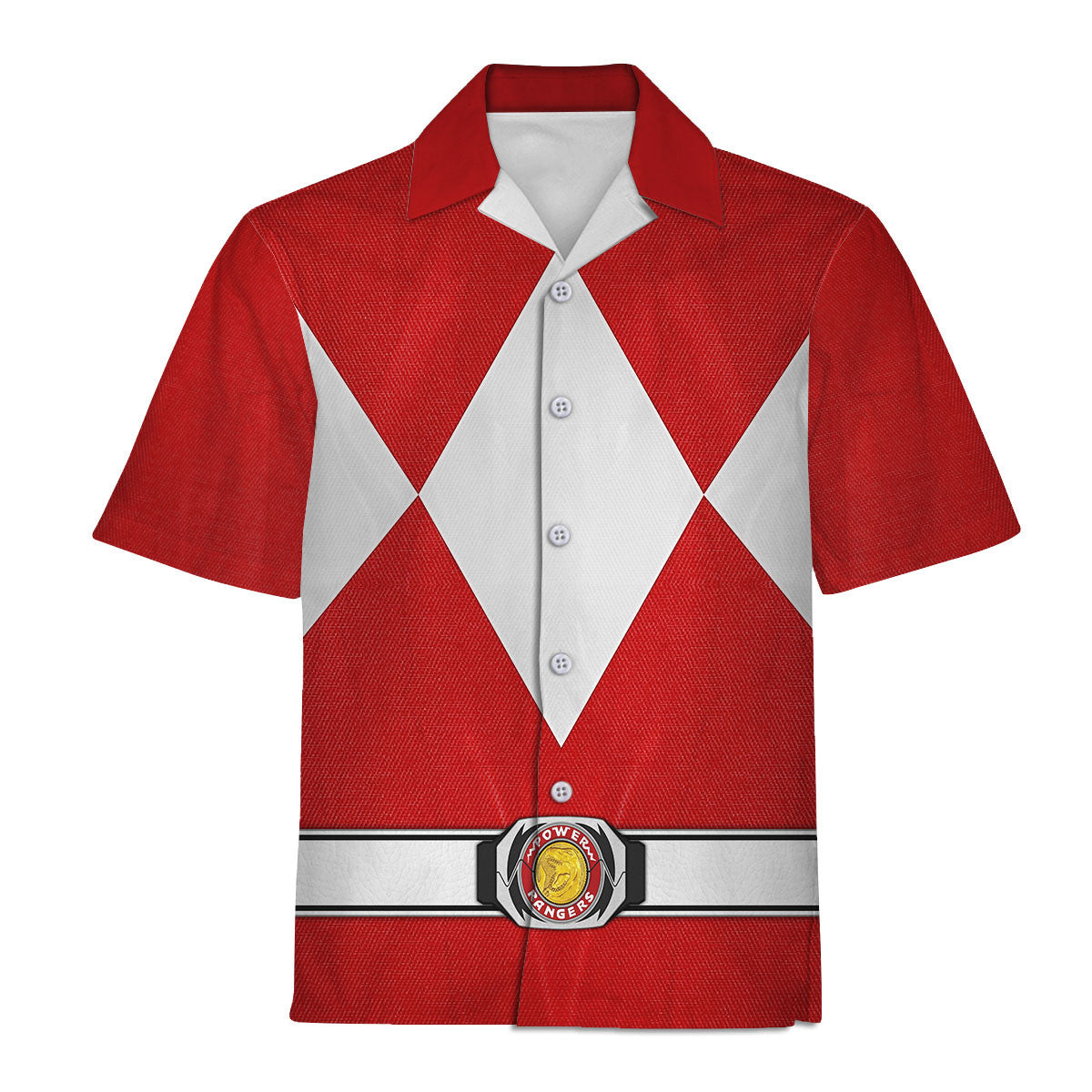 Red Ranger Mighty Morphin Hoodies Sweatshirt T-shirt Hawaiian Tracksuit - Stormmerch Exclusive