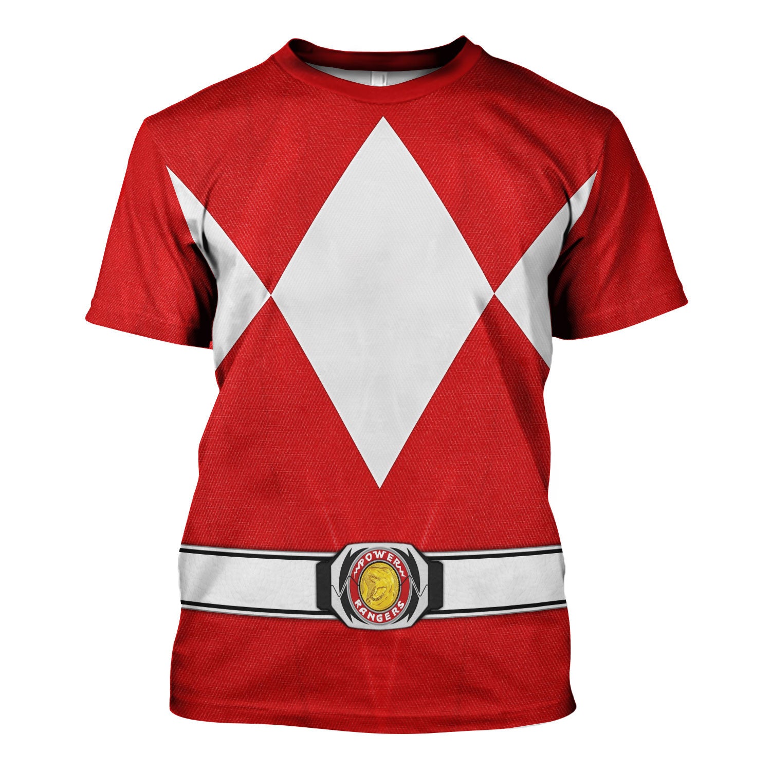 Red Ranger Mighty Morphin Hoodies Sweatshirt T-shirt Hawaiian Tracksuit - Stormmerch Exclusive