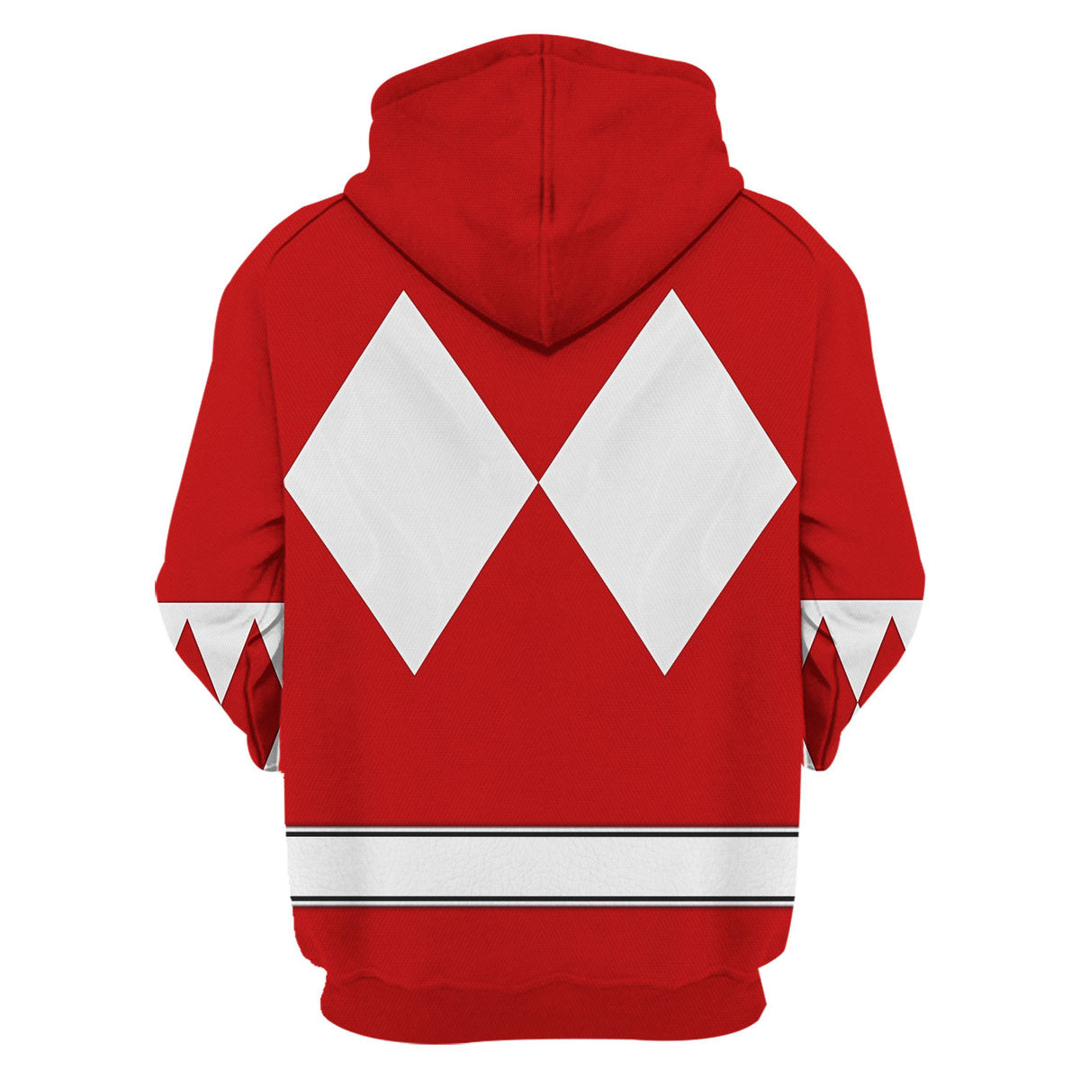 Red Ranger Mighty Morphin The Movie (1995) Hoodies Sweatshirt T-shirt Hawaiian - Stormmerch Exclusive