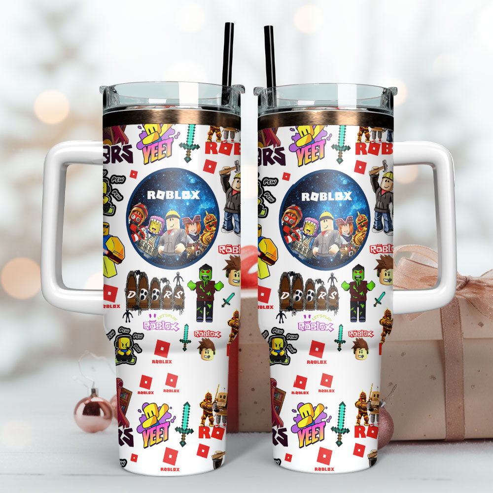 Roblox Lego Custom Stanley Cup 40 oz 30 oz Tumbler With Handle