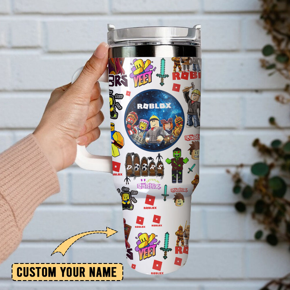 Roblox Lego Custom Stanley Cup 40 oz 30 oz Tumbler With Handle