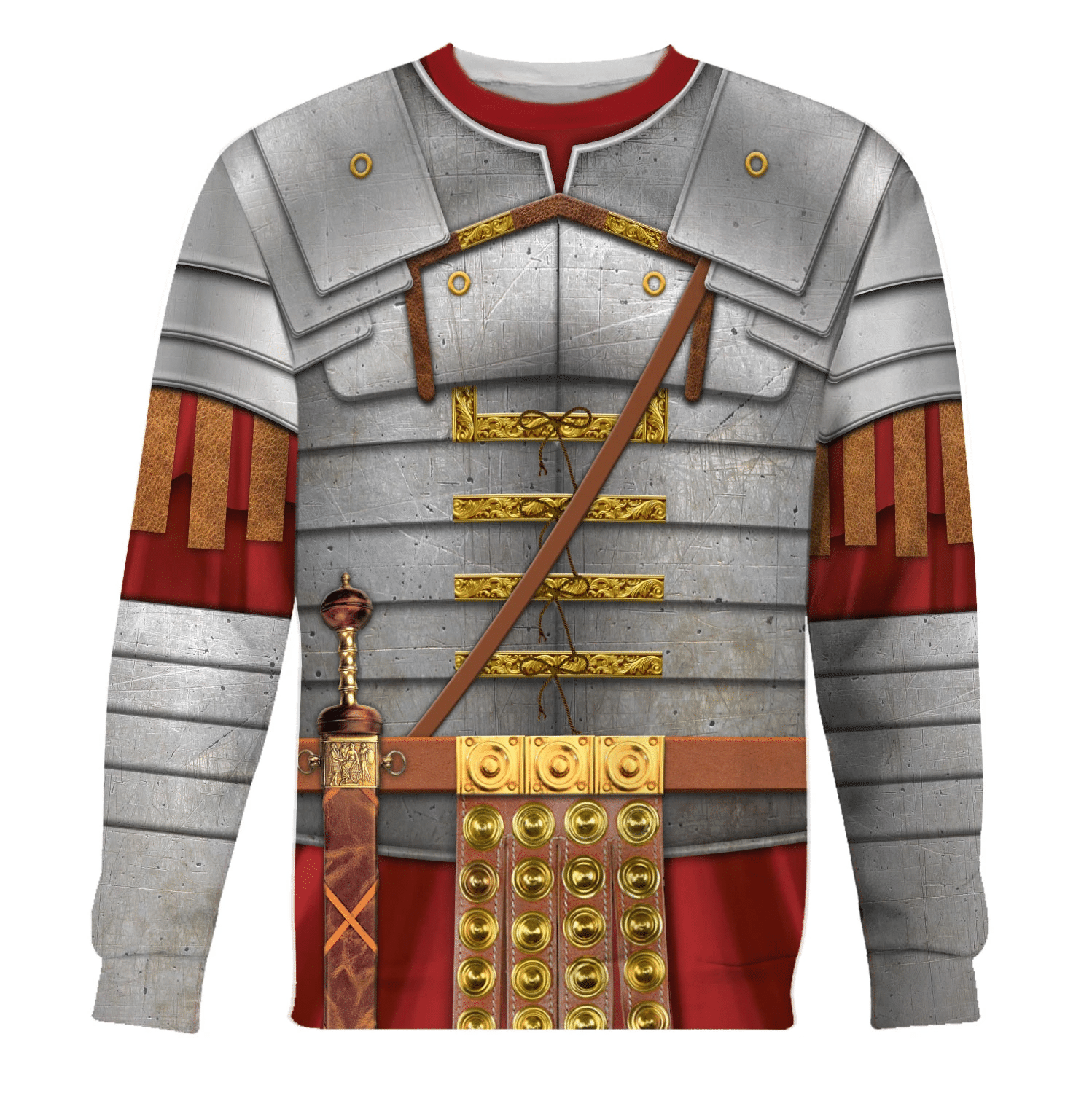 Roman Empire Soldier Costume Hoodie Sweatshirt T-Shirt Sweatpants Tracksuit - Stormmerch Exclusive