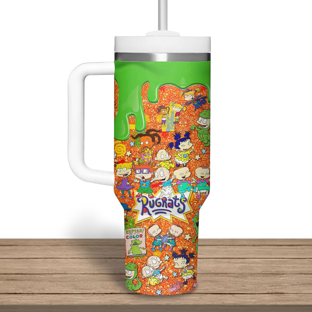 Rugrats Cartoon Custom Stanley Cup 40 oz 30 oz Tumbler With Handle