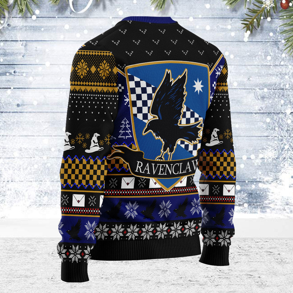 Run Ravenclaw Run Christmas Sweater - Stormmerch Exclusive