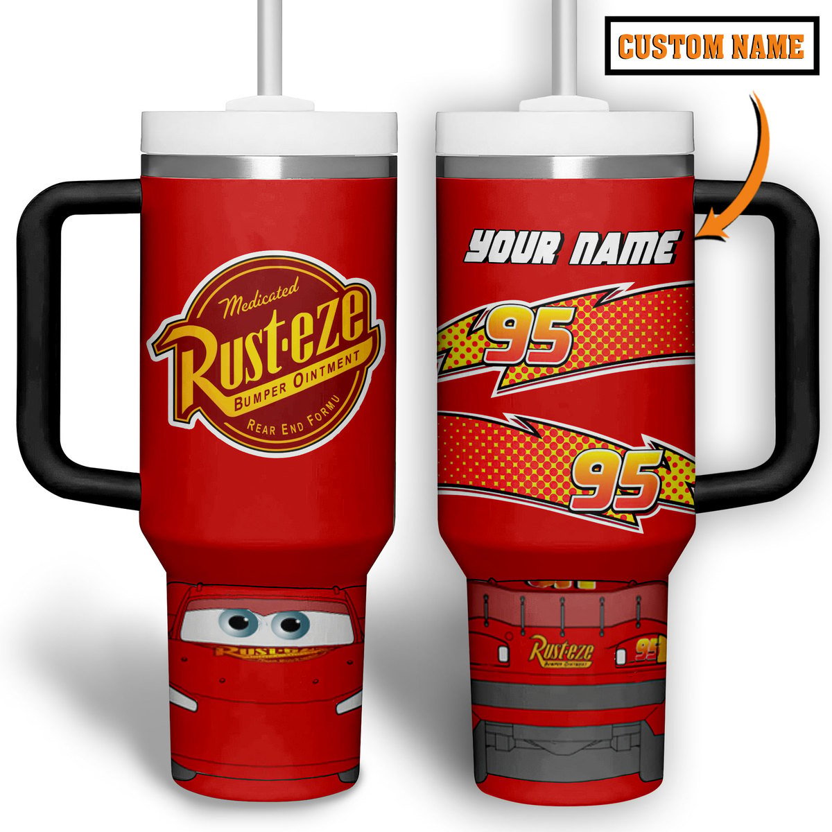 Rust-eze Company Custom Stanley Cup 40 oz 30 oz Tumbler With Handle