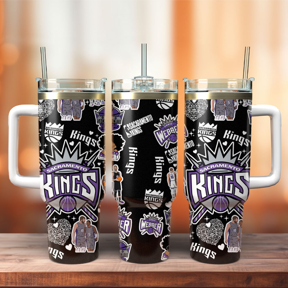 Sacramento Kings NBA Basketball Sport Custom Stanley Cup 40 oz 30 oz Tumbler With Handle