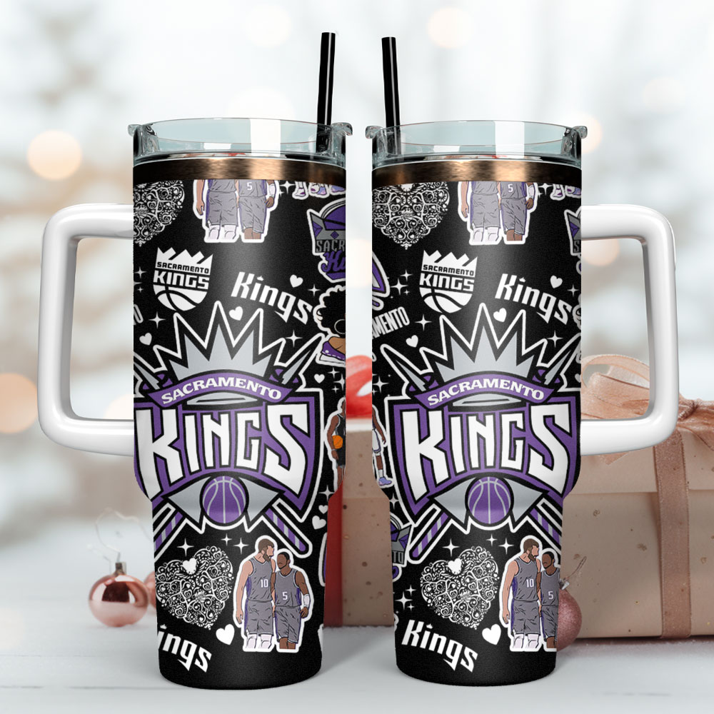 Sacramento Kings NBA Basketball Sport Custom Stanley Cup 40 oz 30 oz Tumbler With Handle
