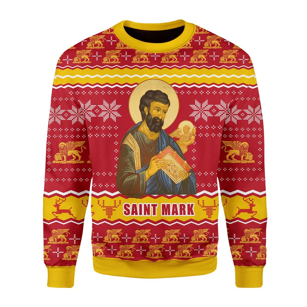 Saint Mark The Evangelist Christmas Sweater - Stormmerch Exclusive