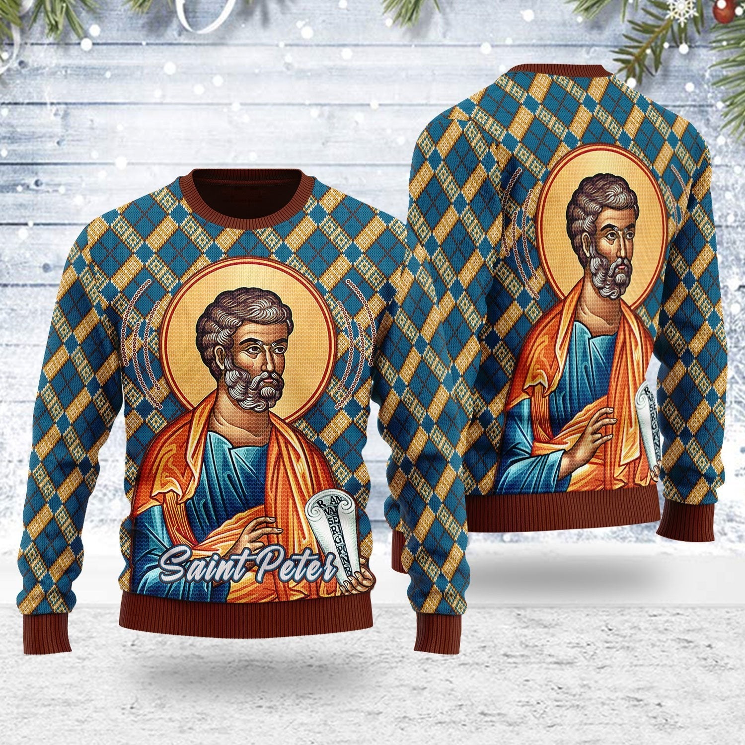 Saint Peter Ugly Christmas Sweater - Stormmerch Exclusive