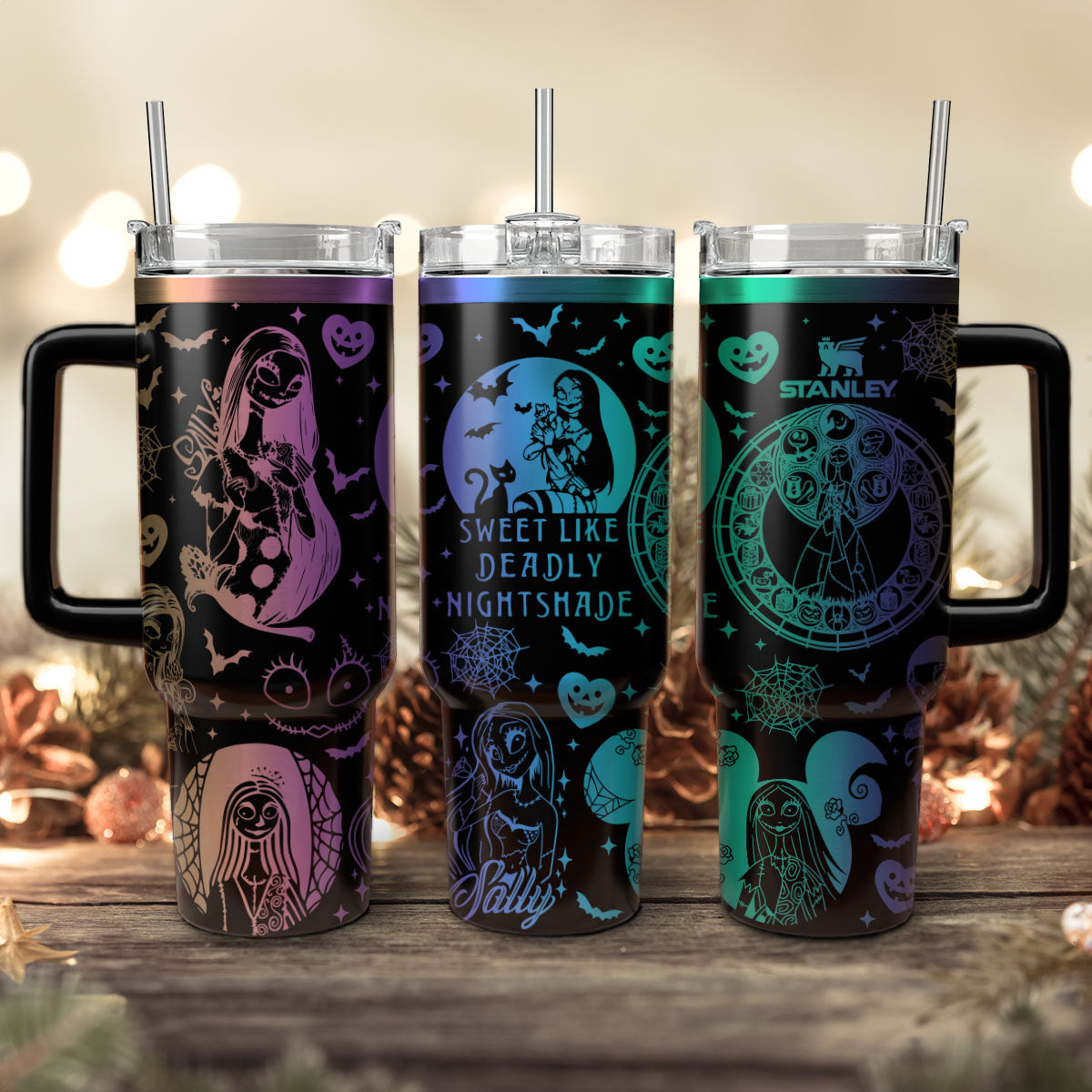 Sally The nightmare Before Christmas Movies Custom Stanley Cup 40 oz 30 oz Tumbler With Handle