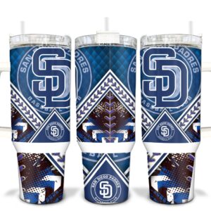 San Diego Padres MLB Custom Stanley Cup 40 oz 30 oz Tumbler With Handle