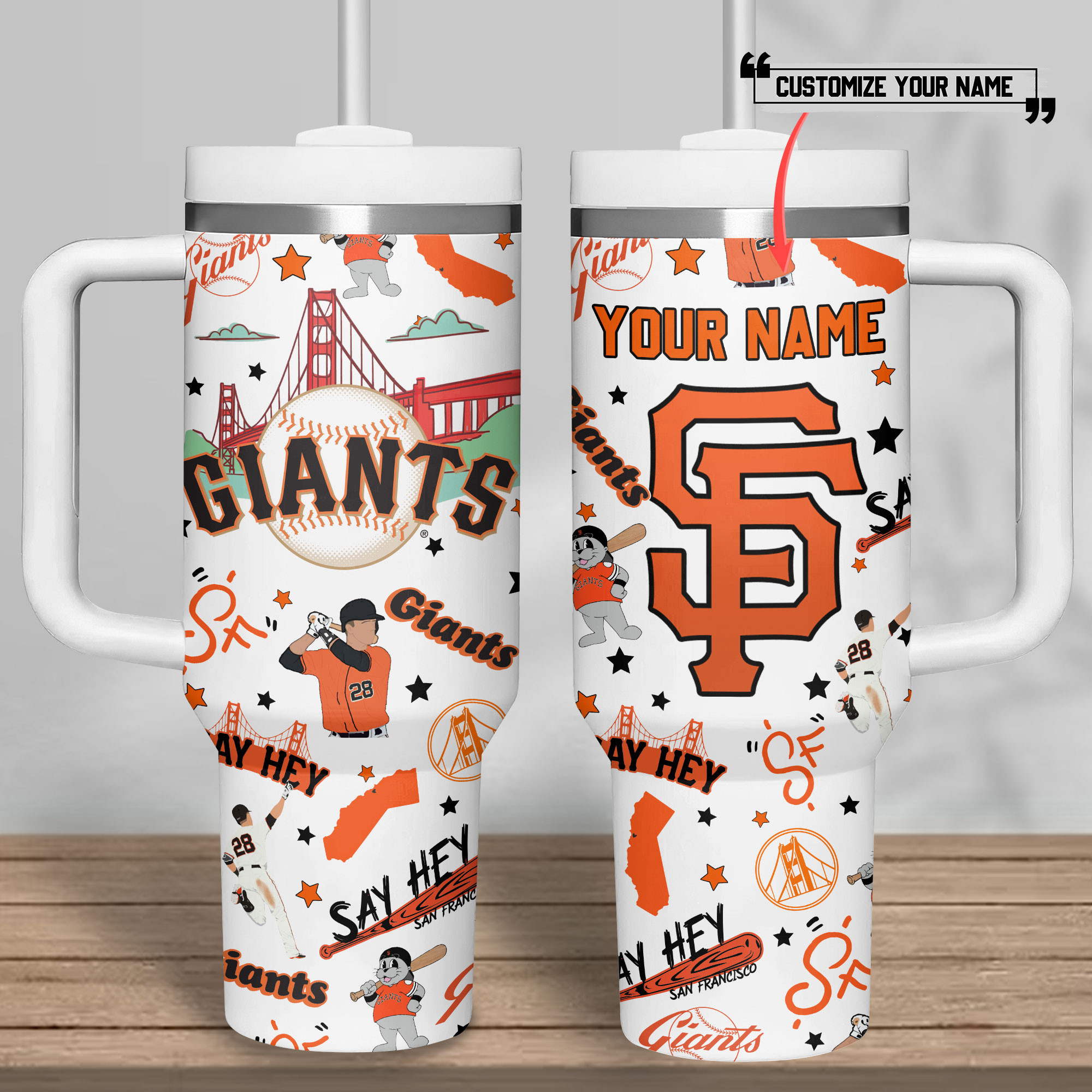 San Francisco Giants MLB Custom Stanley Cup 40 oz 30 oz Tumbler With Handle