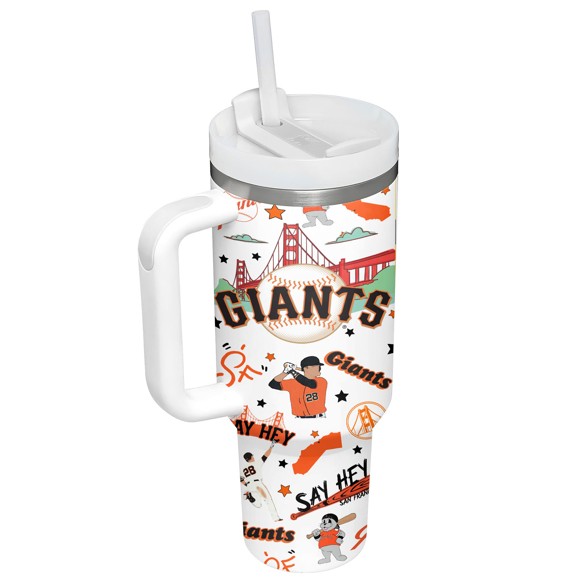 San Francisco Giants MLB Custom Stanley Cup 40 oz 30 oz Tumbler With Handle
