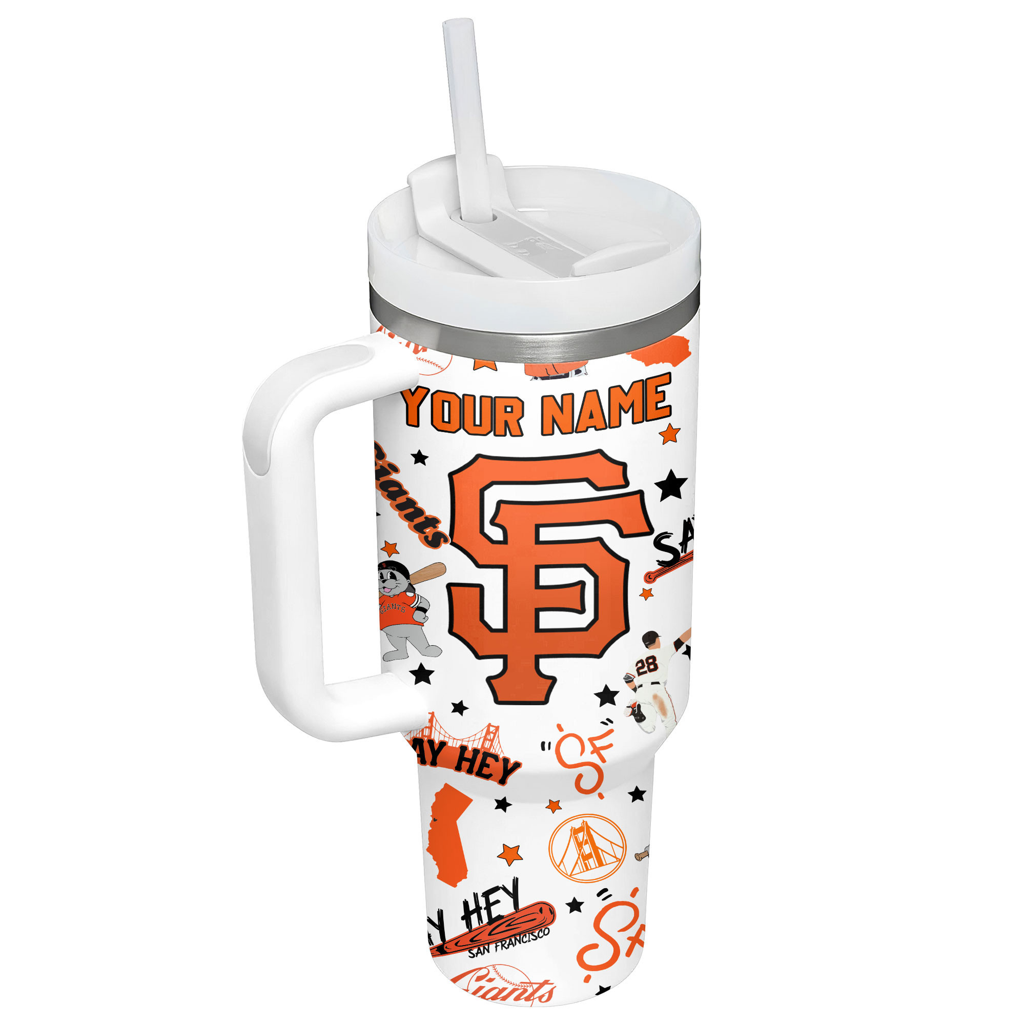 San Francisco Giants MLB Custom Stanley Cup 40 oz 30 oz Tumbler With Handle