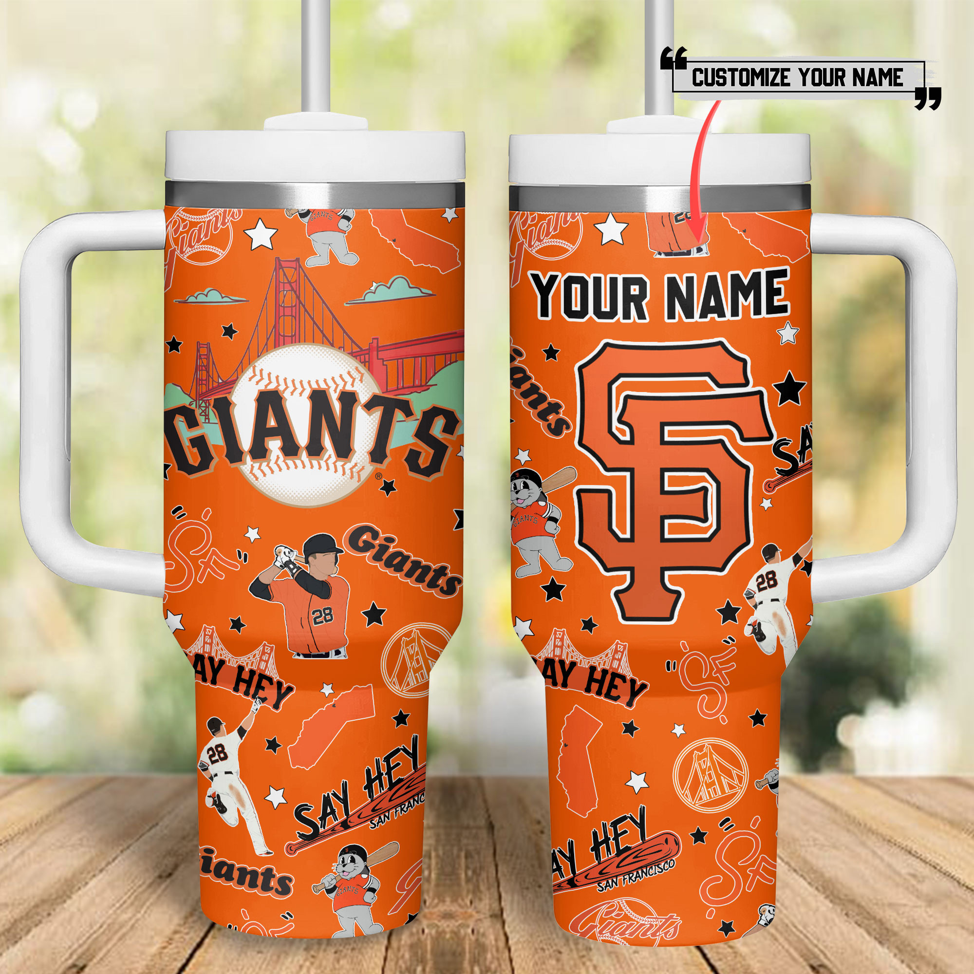 San Francisco Giants MLB Custom Stanley Cup 40 oz 30 oz Tumbler With Handle