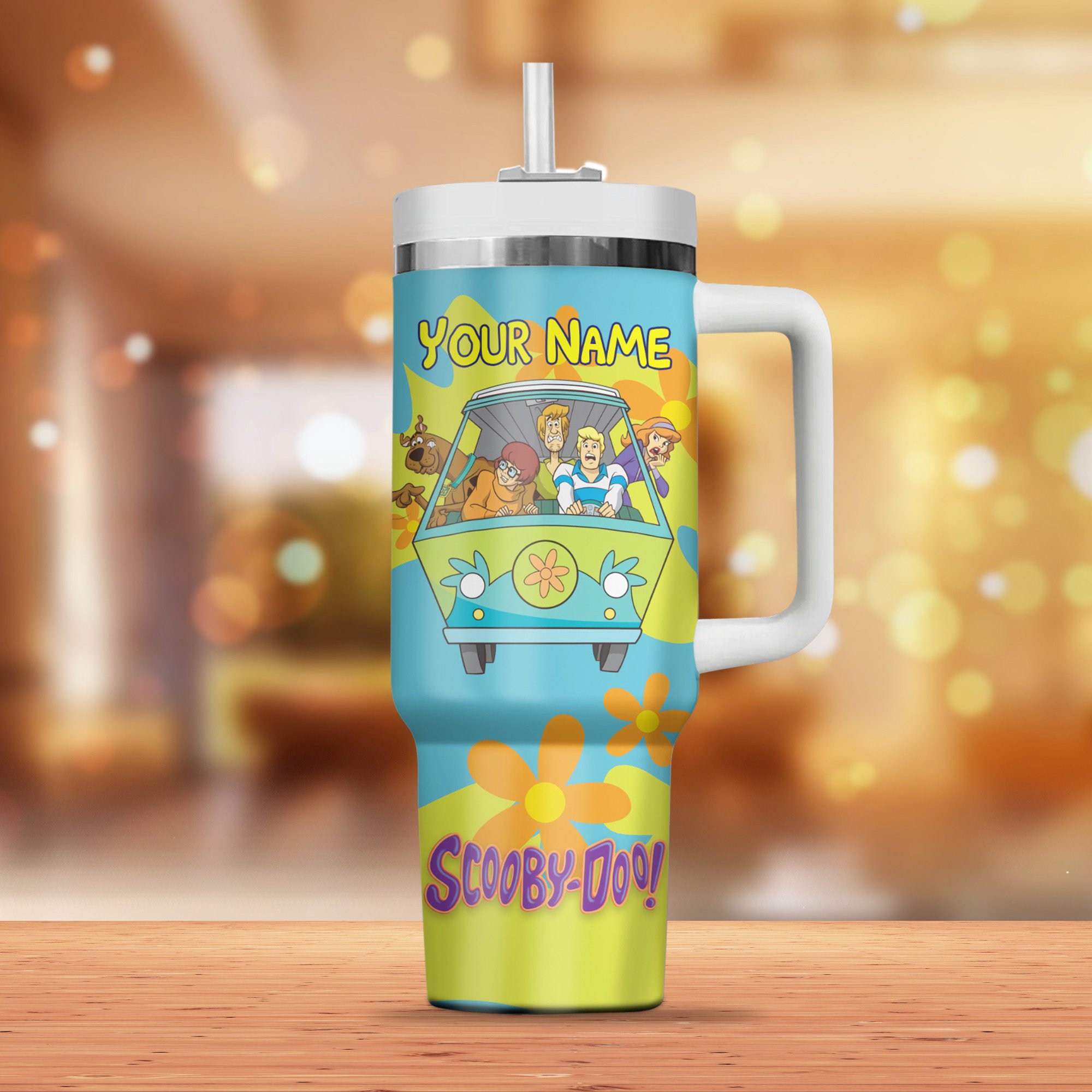 Scooby-Doo Cartoon Custom Stanley Cup 40 oz 30 oz Tumbler With Handle