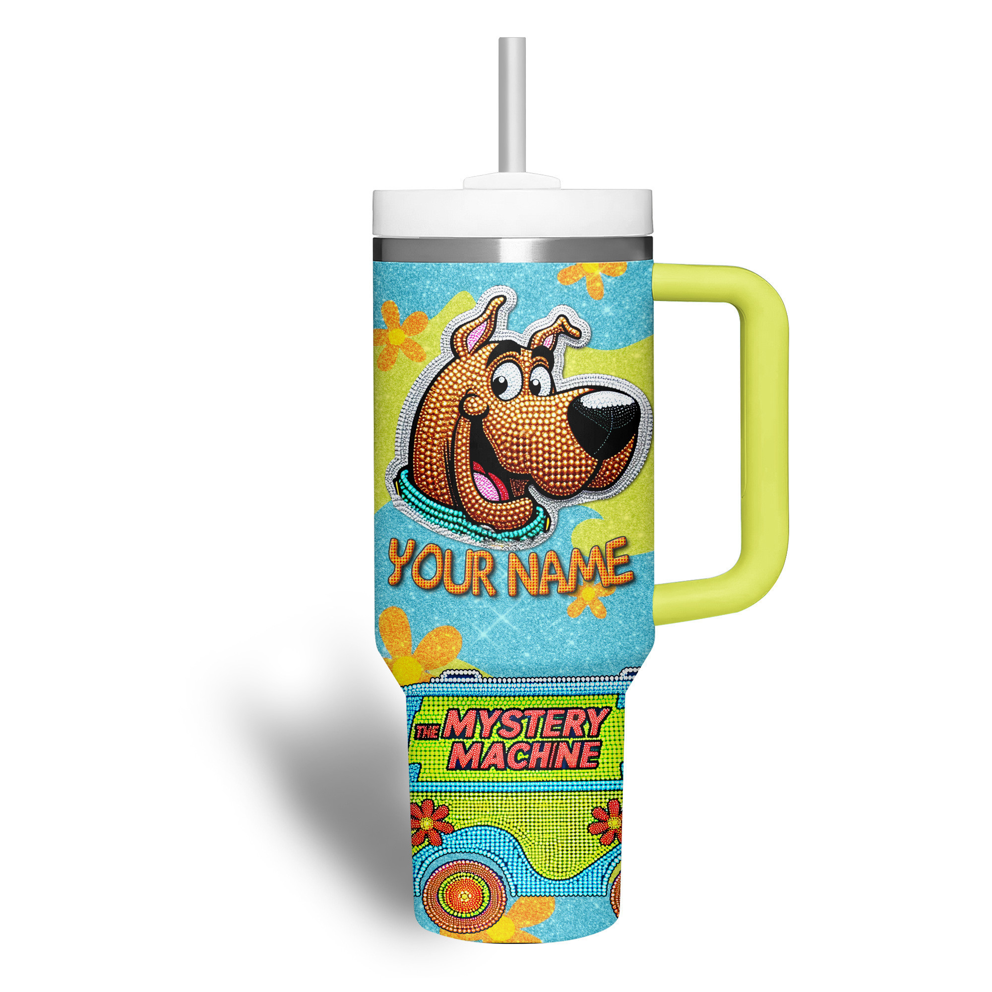 Scooby-Doo Cartoon Custom Stanley Cup 40 oz 30 oz Tumbler With Handle