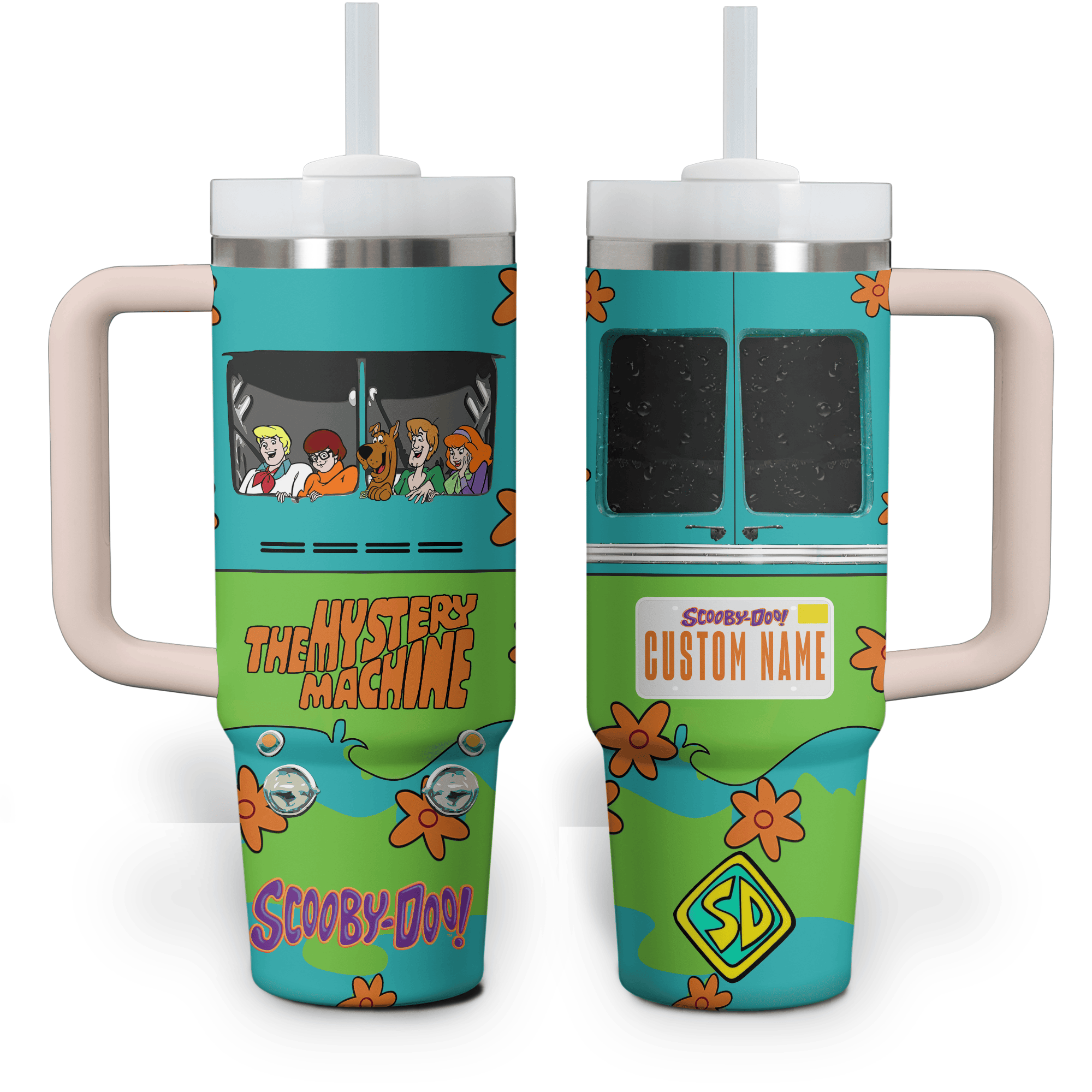 Scooby-Doo Cartoon Custom Stanley Cup 40 oz 30 oz Tumbler With Handle