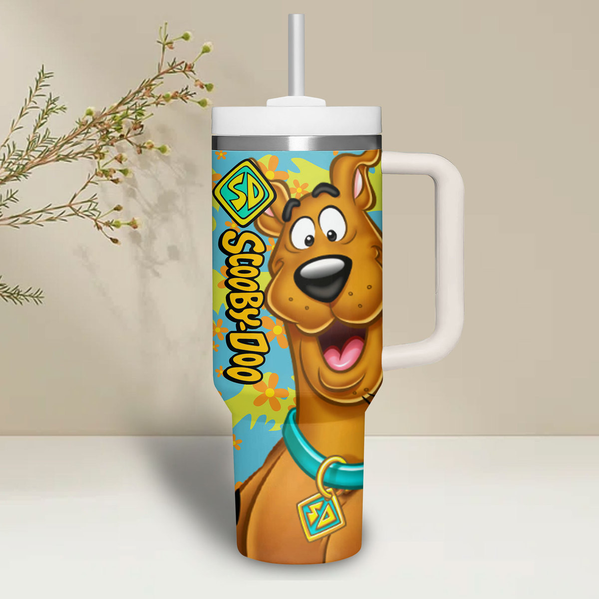 Scooby-Doo Cartoon Custom Stanley Cup 40 oz 30 oz Tumbler With Handle