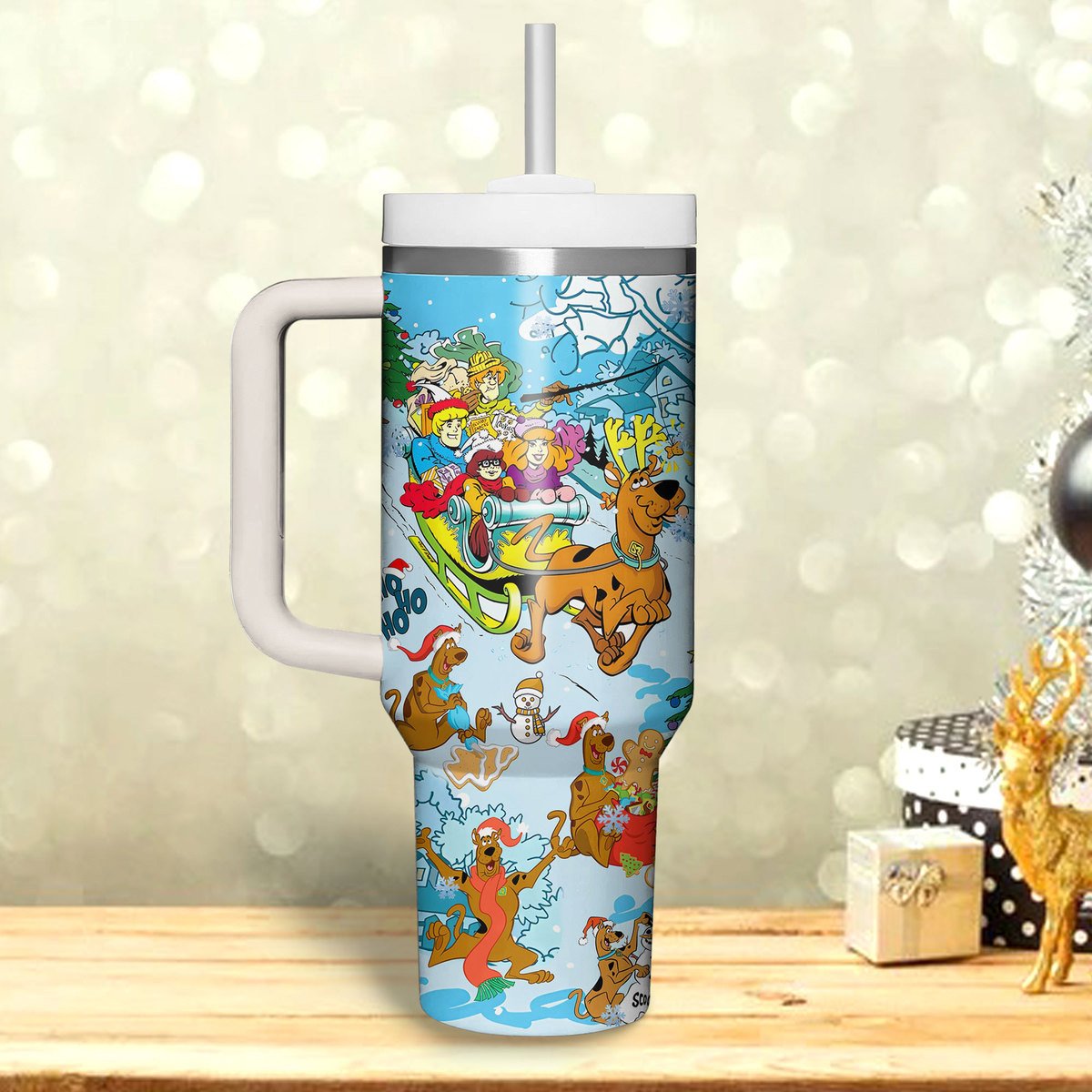 Scooby-Doo Cartoon Custom Stanley Cup 40 oz 30 oz Tumbler With Handle