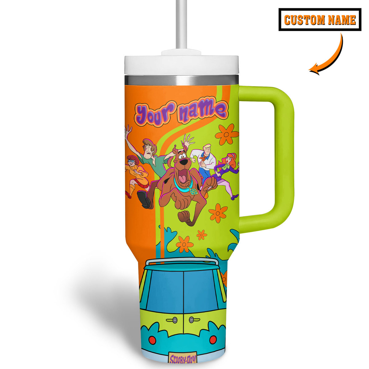 Scooby-Doo Cartoon Custom Stanley Cup 40 oz 30 oz Tumbler With Handle