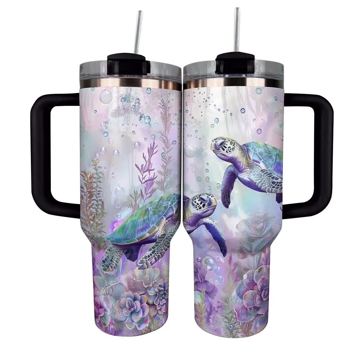 Sea Turtle Custom Stanley Cup 40 oz 30 oz Tumbler With Handle