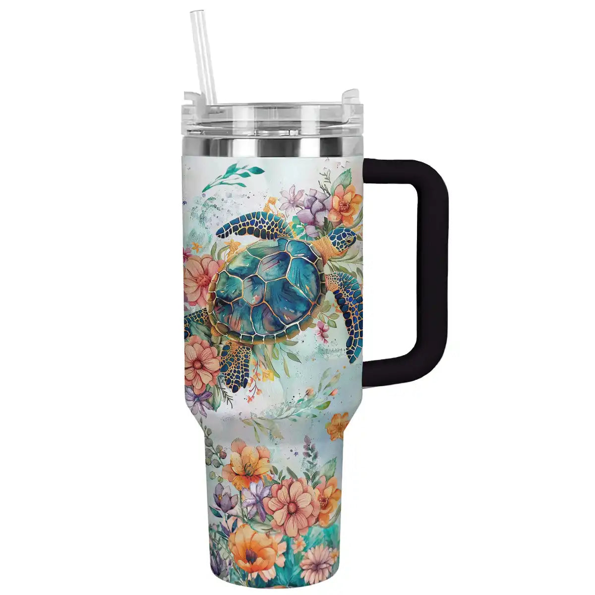 Sea Turtle Custom Stanley Cup 40 oz 30 oz Tumbler With Handle