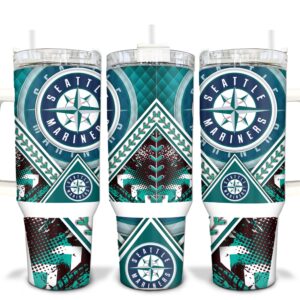 Seattle Mariners MLB Custom Stanley Cup 40 oz 30 oz Tumbler With Handle