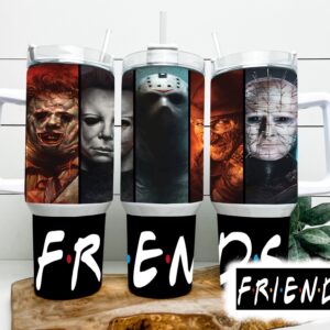 Serial Killers Horror Movies Custom Stanley Cup 40 oz 30 oz Tumbler With Handle