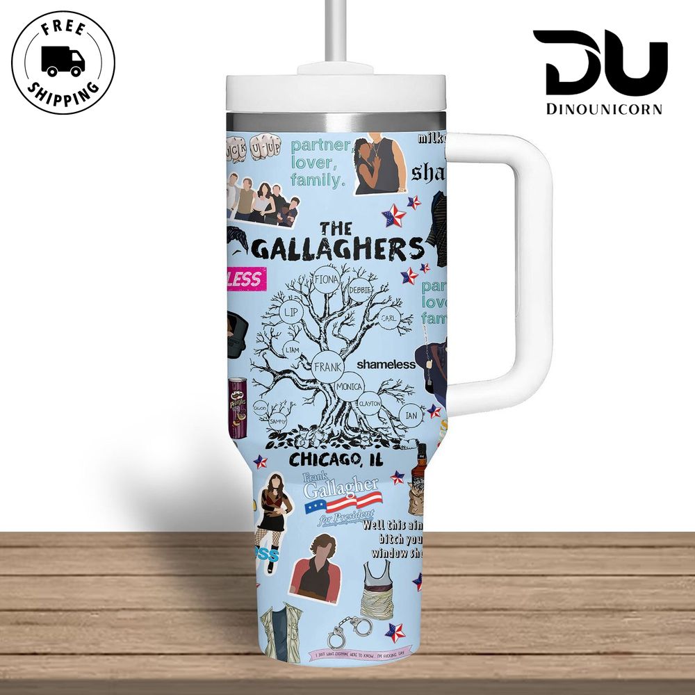 Shameless TV Series Custom Stanley Cup 40 oz 30 oz Tumbler With Handle
