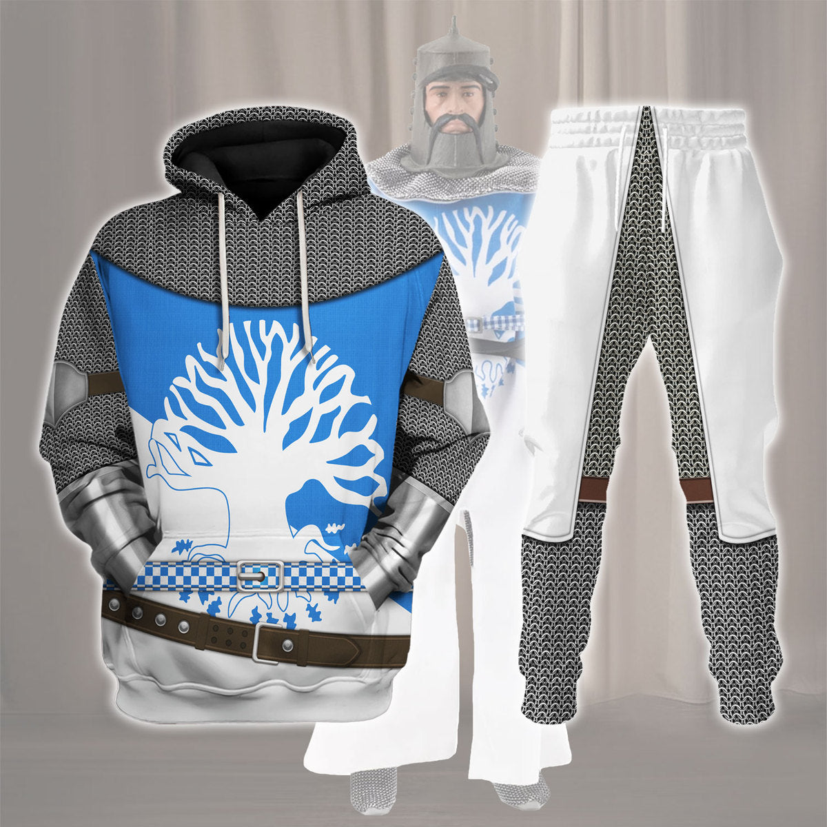 Sir Bedevere Knight Costume Hoodie Sweatshirt T-Shirt Sweatpants Tracksuit - Stormmerch Exclusive