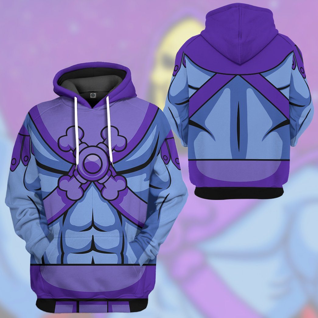 Skeletor He-Man Costume Hoodie Sweatshirt T-Shirt Sweatpants Tracksuit - Stormmerch Exclusive