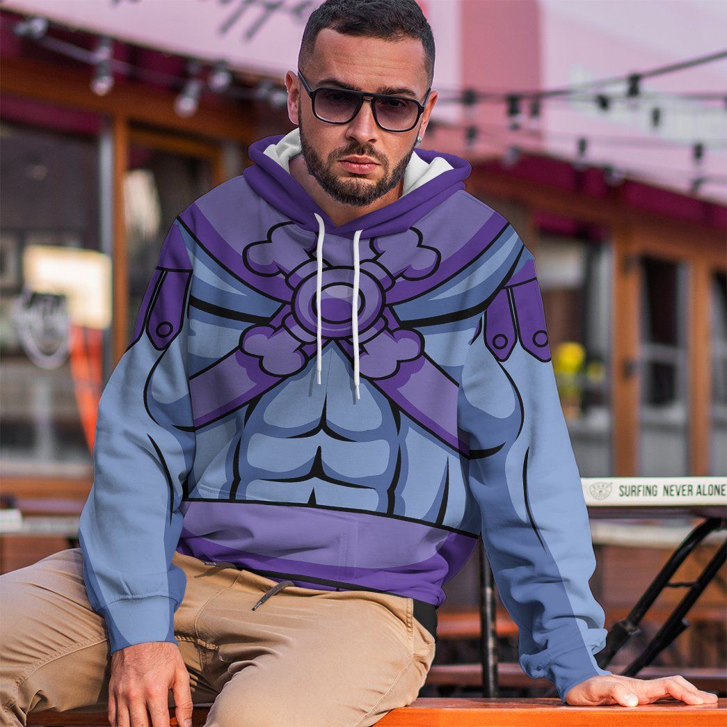 Skeletor He-Man Costume Hoodie Sweatshirt T-Shirt Sweatpants Tracksuit - Stormmerch Exclusive