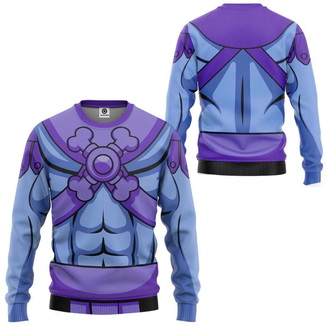 Skeletor He-Man Costume Hoodie Sweatshirt T-Shirt Sweatpants Tracksuit - Stormmerch Exclusive