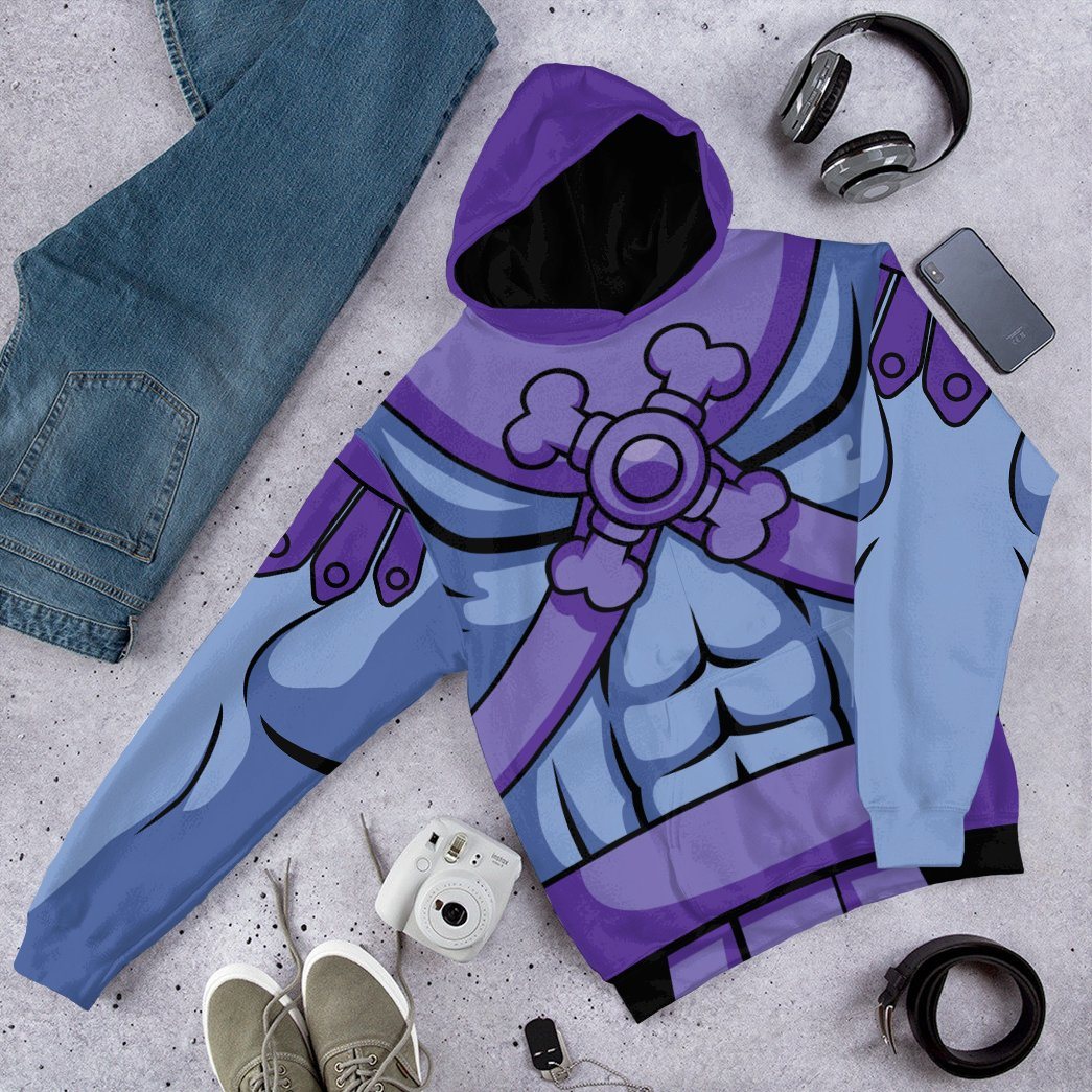 Skeletor He-Man Costume Hoodie Sweatshirt T-Shirt Sweatpants Tracksuit - Stormmerch Exclusive