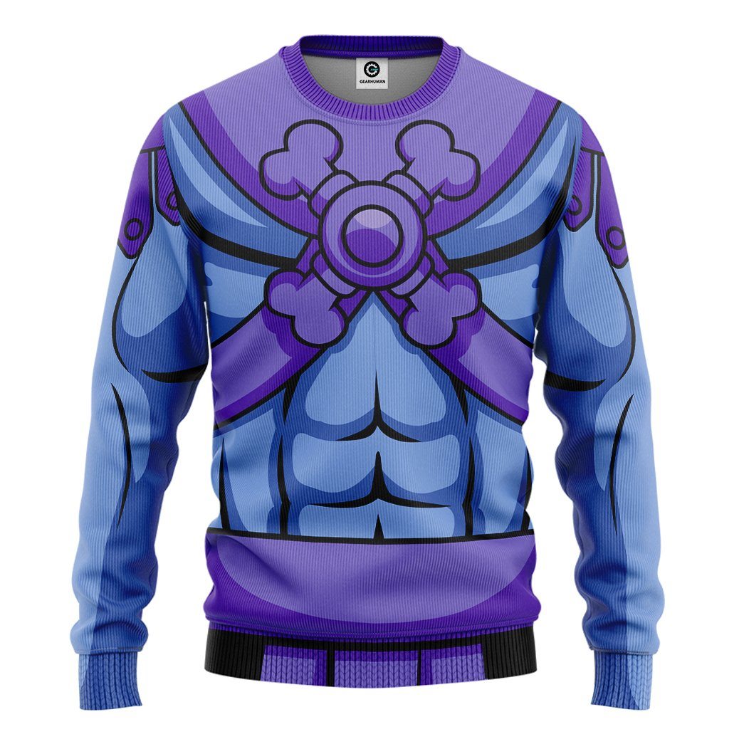 Skeletor He-Man Costume Hoodie Sweatshirt T-Shirt Sweatpants Tracksuit - Stormmerch Exclusive