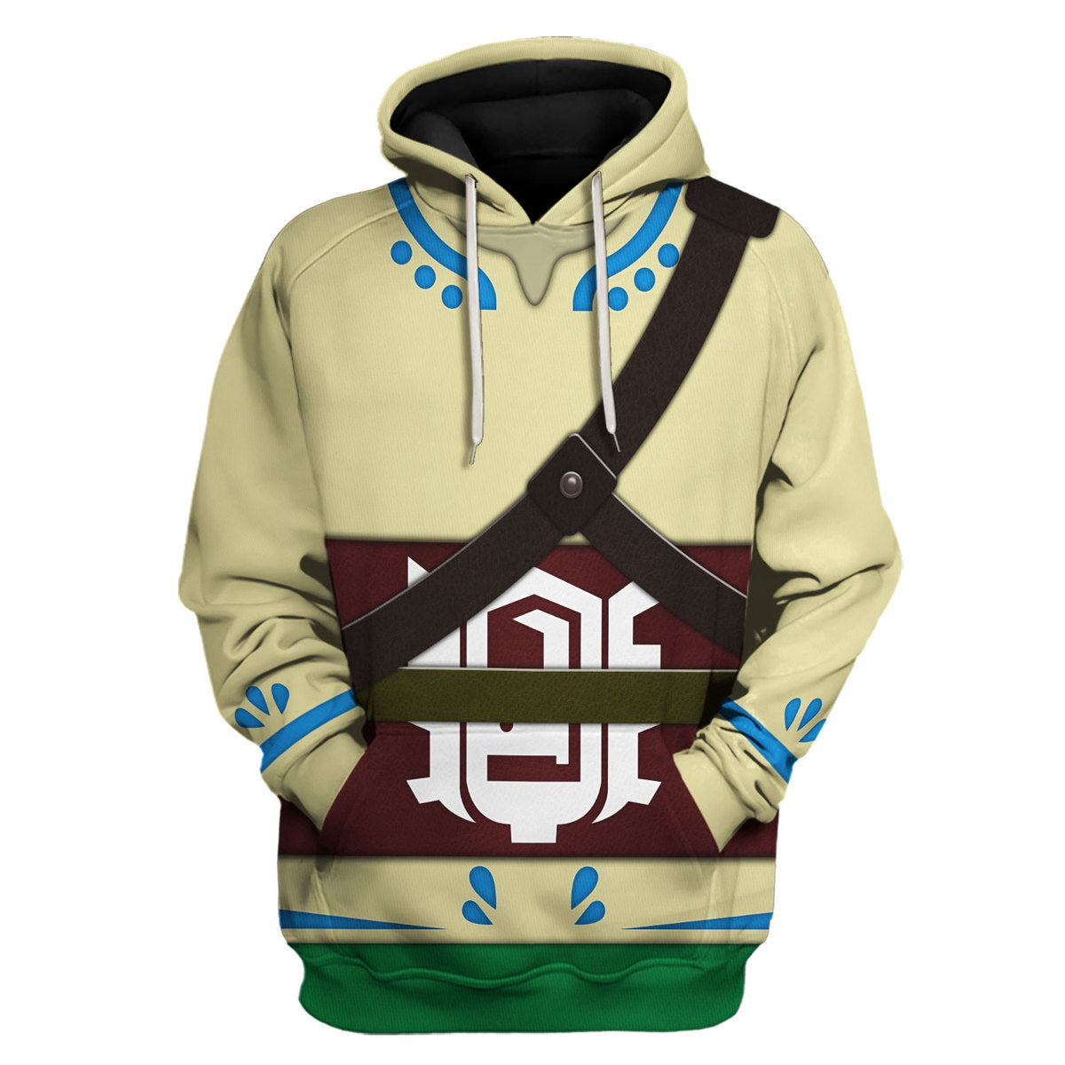 Skyloft Uniform - Skyward Sword Link Attire Shield Unisex Hoodie Sweatshirt T-shirt Sweatpants Cosplay - Stormmerch Exclusive
