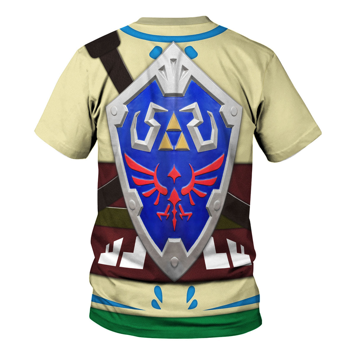 Skyloft Uniform - Skyward Sword Link Attire Shield Unisex Hoodie Sweatshirt T-shirt Sweatpants Cosplay - Stormmerch Exclusive
