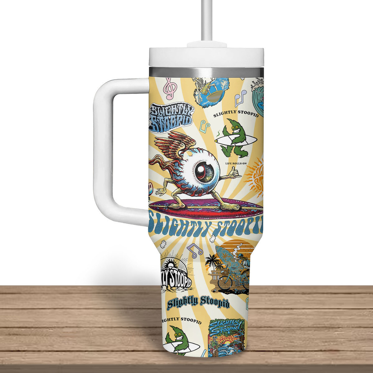 Slightly Stoopid Music Custom Stanley Cup 40 oz 30 oz Tumbler With Handle