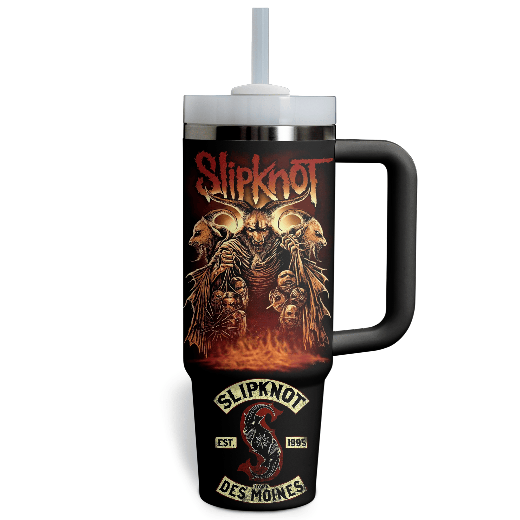 Slipknot Music Custom Stanley Cup 40 oz 30 oz Tumbler With Handle