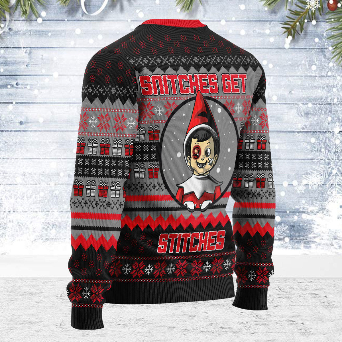 SNITCHES GET STITCHES Christmas Sweater - Stormmerch Exclusive