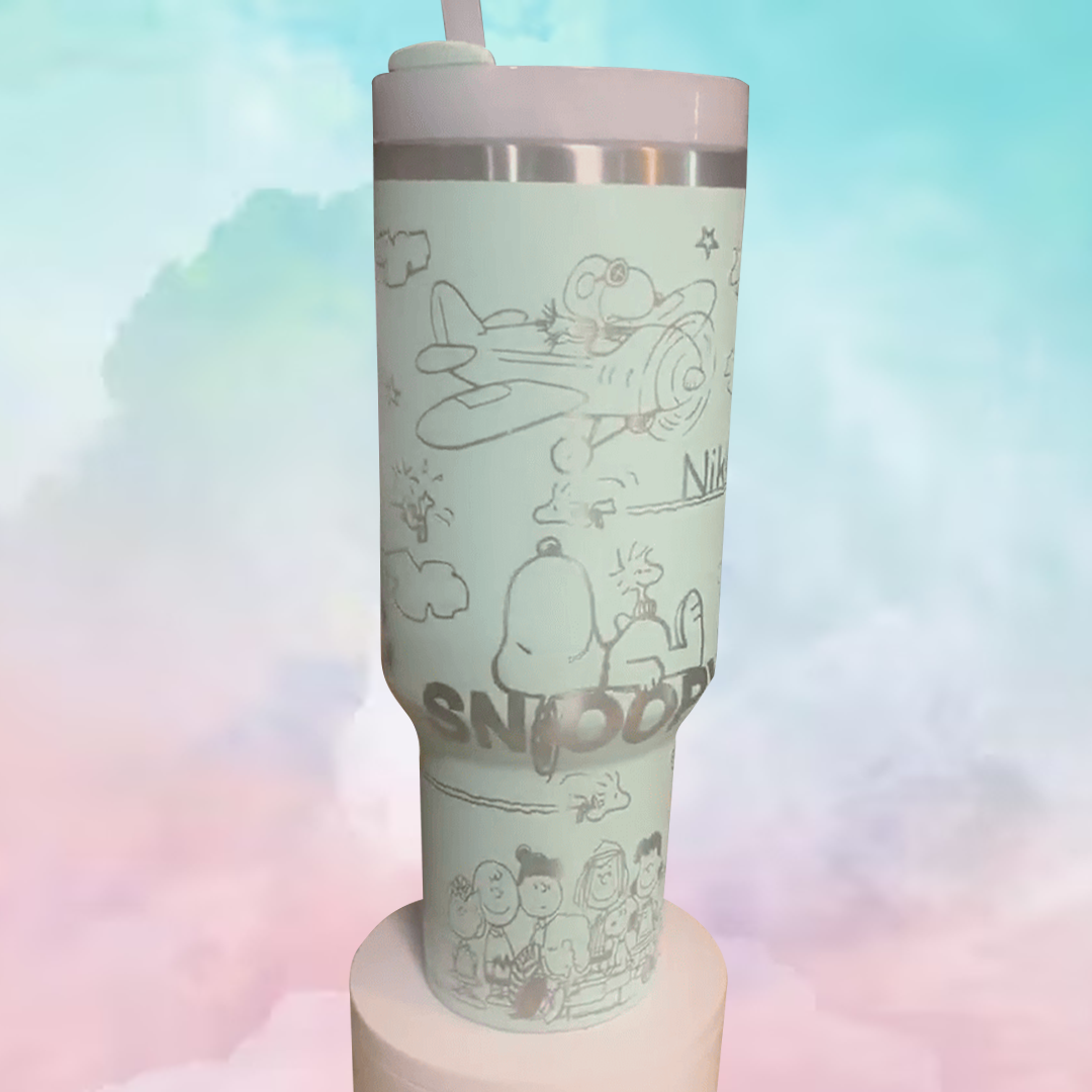 Snoopy Cartoon Custom Stanley Cup 40 oz 30 oz Tumbler With Handle