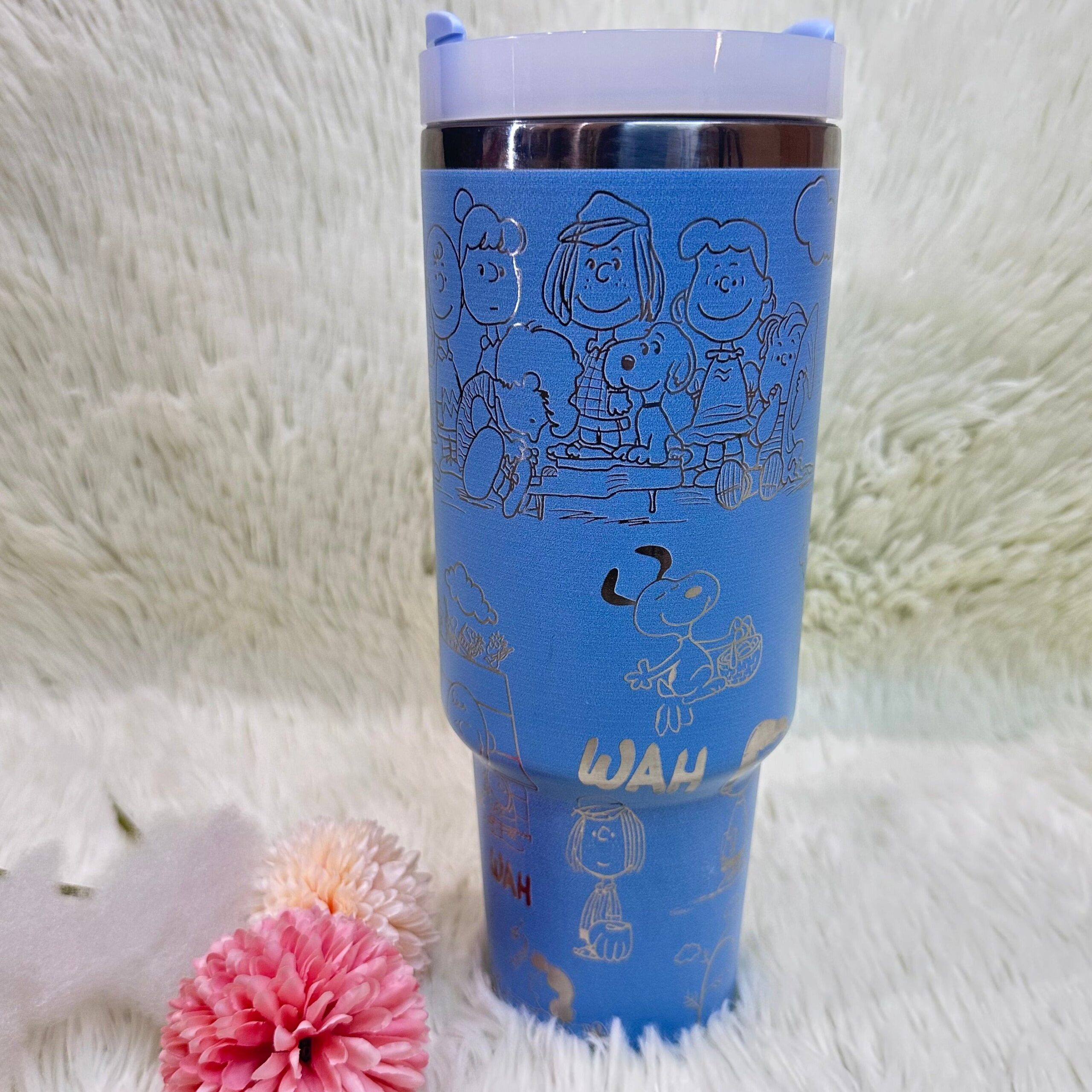 Snoopy Cartoon Custom Stanley Cup 40 oz 30 oz Tumbler With Handle