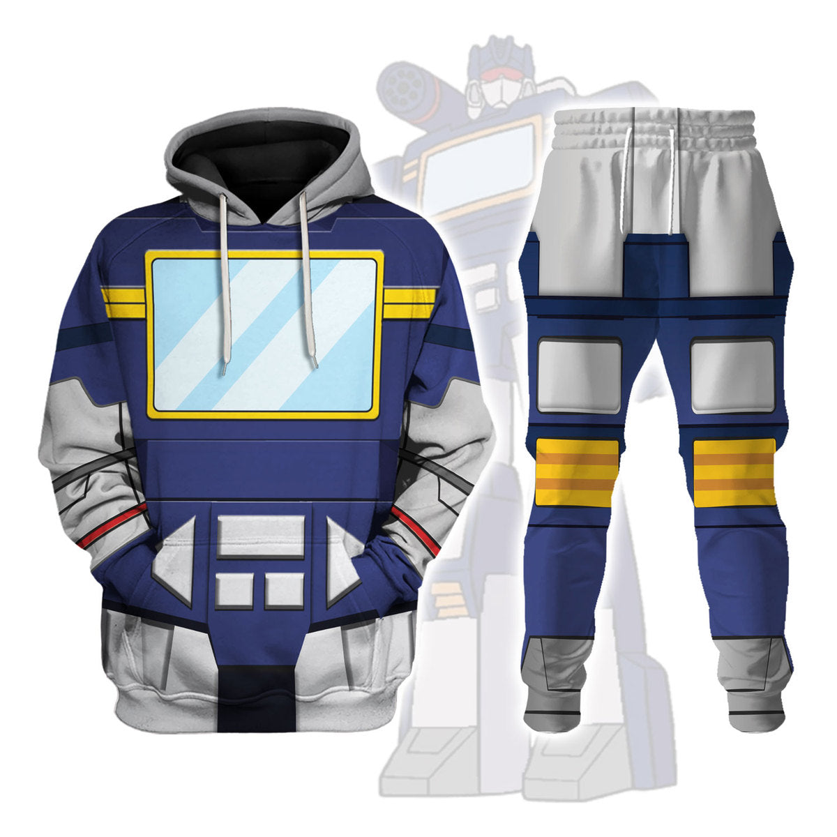 Soundwave Costume Cosplay Hoodie Tracksuit - Stormmerch Exclusive